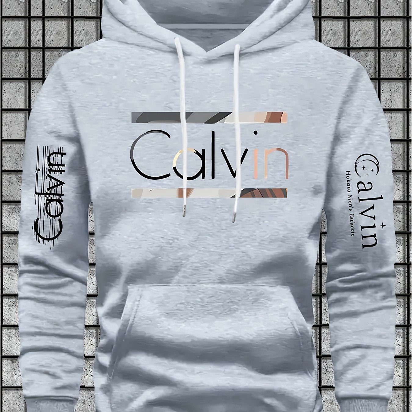 Mens Casual Versatile Hoodie Gal Letter Print Home Decor Supply | Online Retail | ShoreShopper.com