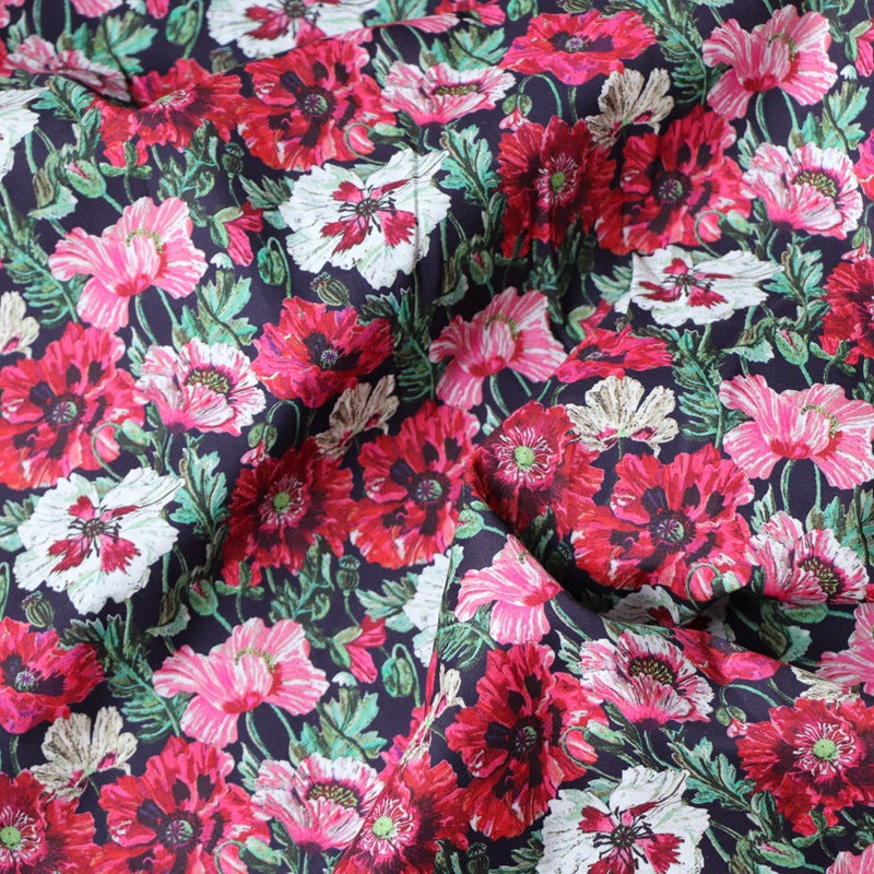 Romantic Saffron Plush Cotton Printed Fabric Home Decor Supply | Online Retail | ShoreShopper.com
