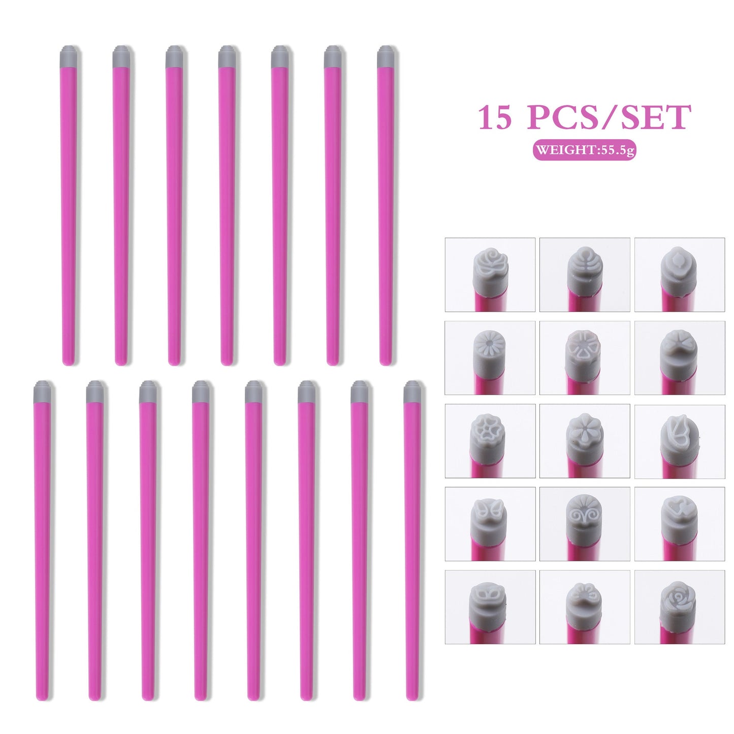 Nail Art Stamp Pen With Butterfly And Floral Designs DIY Nail Printing Pen Transfer Tool For Nail Art Home Decor Supply | Online Retail | ShoreShopper.com