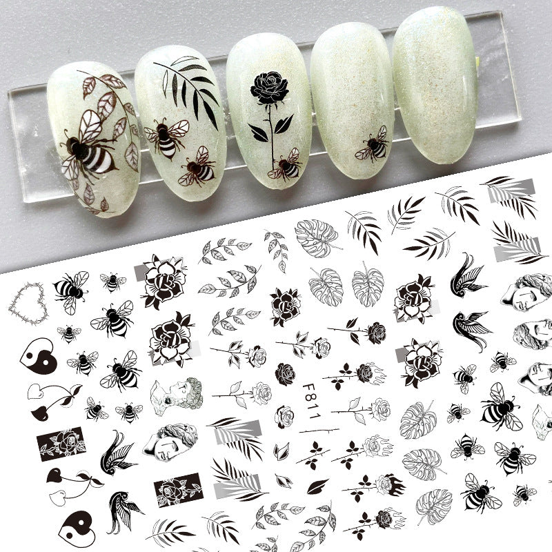 New Flower Nail Art Decal Plain Hand Painted Home Decor Supply | Online Retail | ShoreShopper.com
