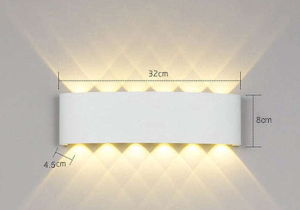 Led Wall Lamp Bedroom Bedside Lamp Garden Decoration Living Room Background Wall Lamp Waterproof Outdoor Spotlight Home Decor Supply | Online Retail | ShoreShopper.com