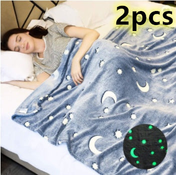 Glowing Polyester Wool Blanket In The Dark Home Decor Supply | Online Retail | ShoreShopper.com
