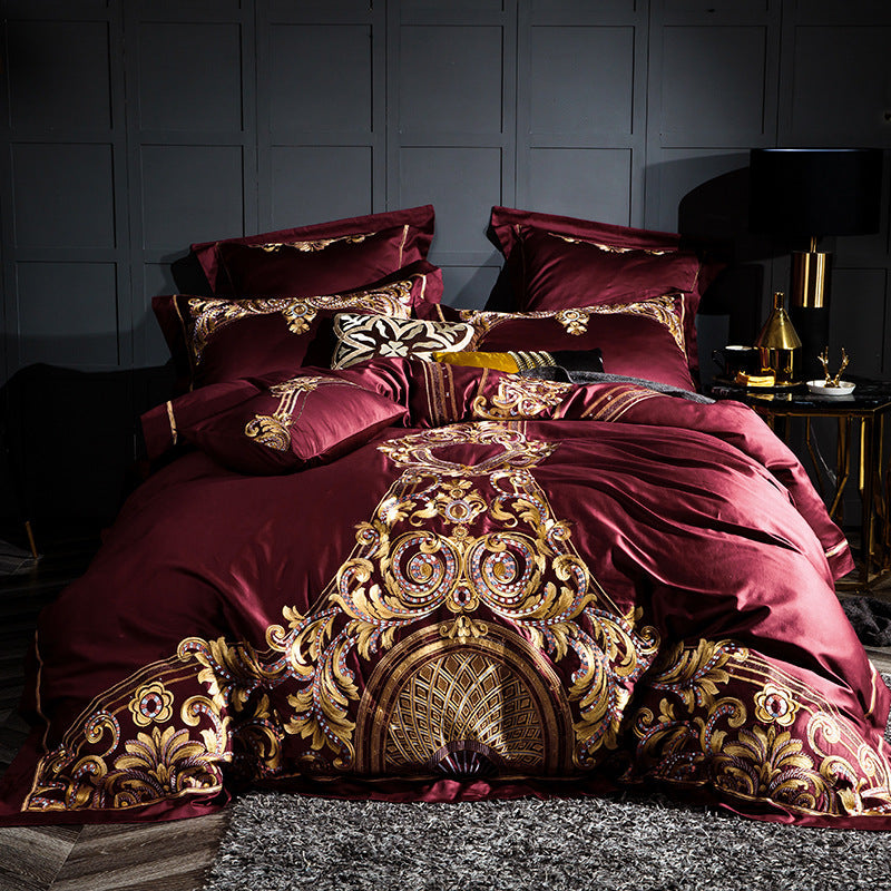 Four-piece embroidery bed Home Decor Supply | Online Retail | ShoreShopper.com
