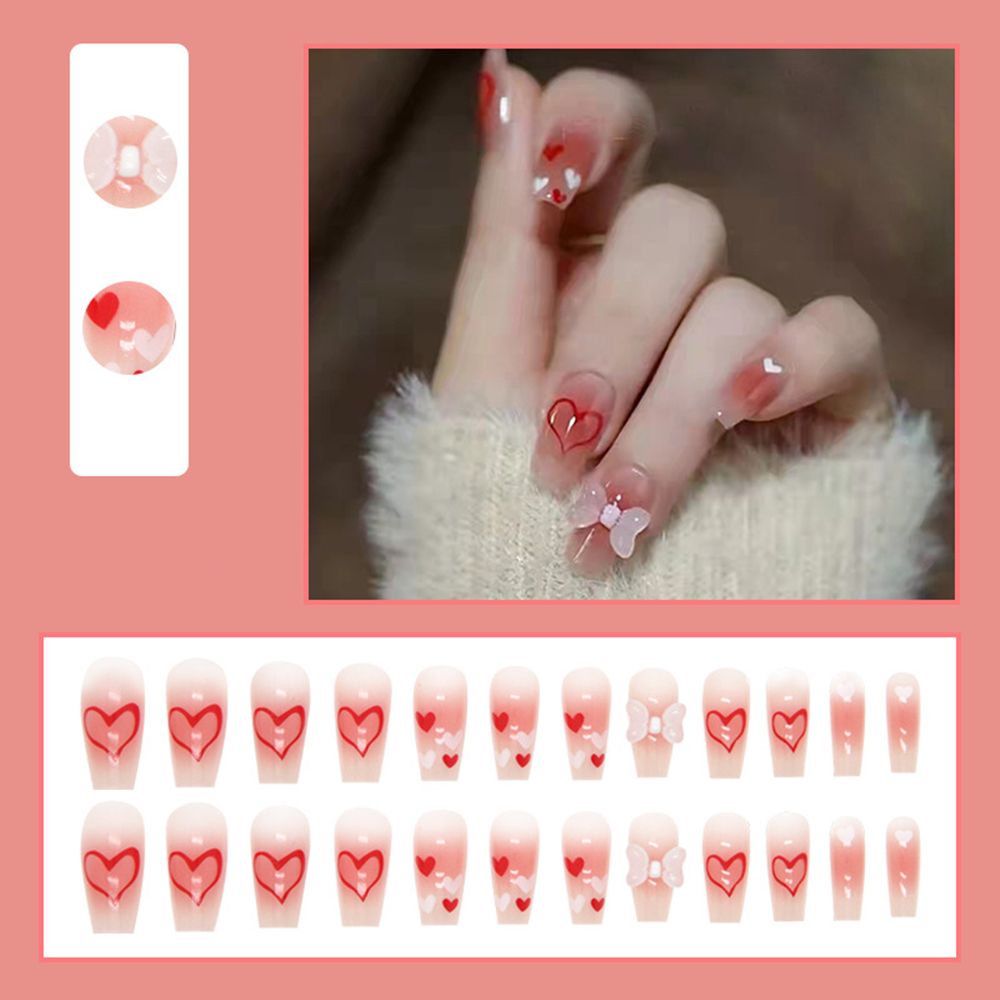 Wear Nails Red Glitter Christmas Nail Art Home Decor Supply | Online Retail | ShoreShopper.com