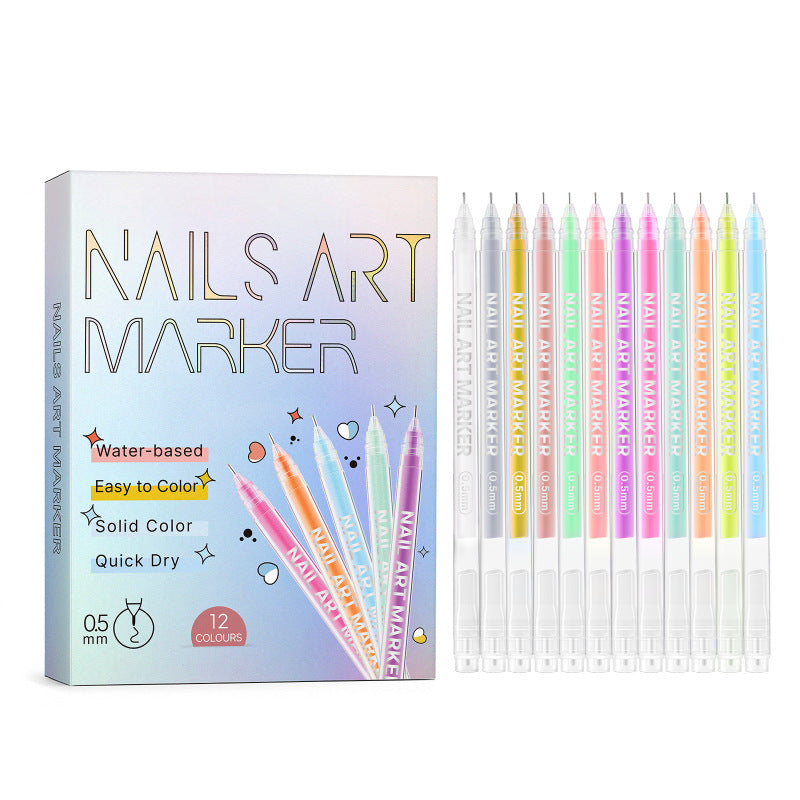 Painted Graffiti Nail Art Highlighter And Outline Graffiti Pen Set Home Decor Supply | Online Retail | ShoreShopper.com