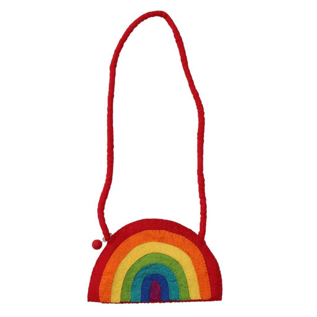 Felt Rainbow Shoulder Bag - Global Groove Home Decor Supply | Online Retail | ShoreShopper.com