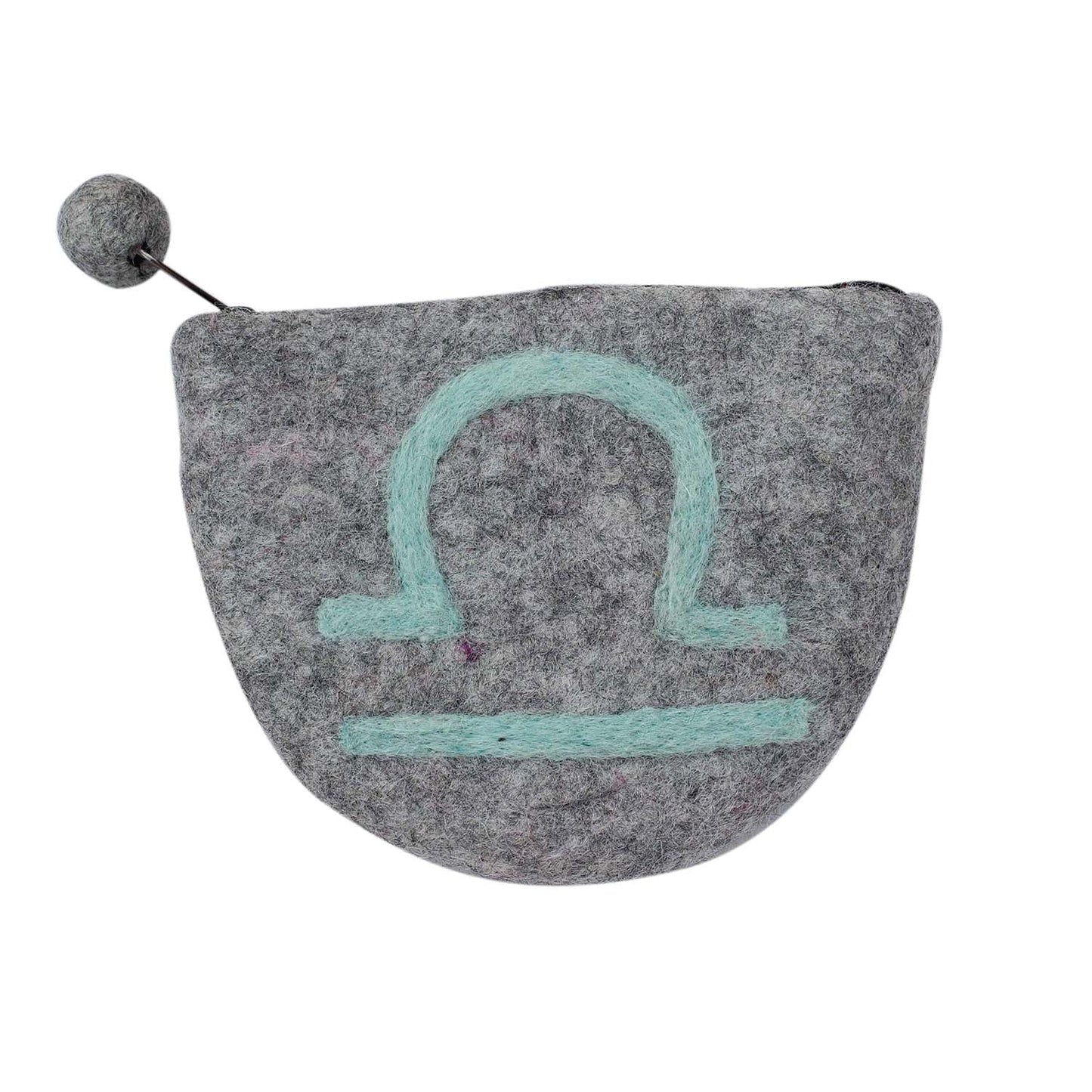 Felt Libra Zodiac Coin Purse - Global Groove Home Decor Supply | Online Retail | ShoreShopper.com