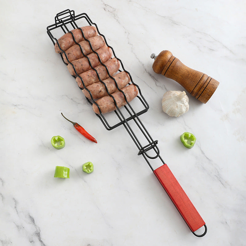 Removable Hot Dog Grill Wooden Handle Home Decor Supply | Online Retail | ShoreShopper.com