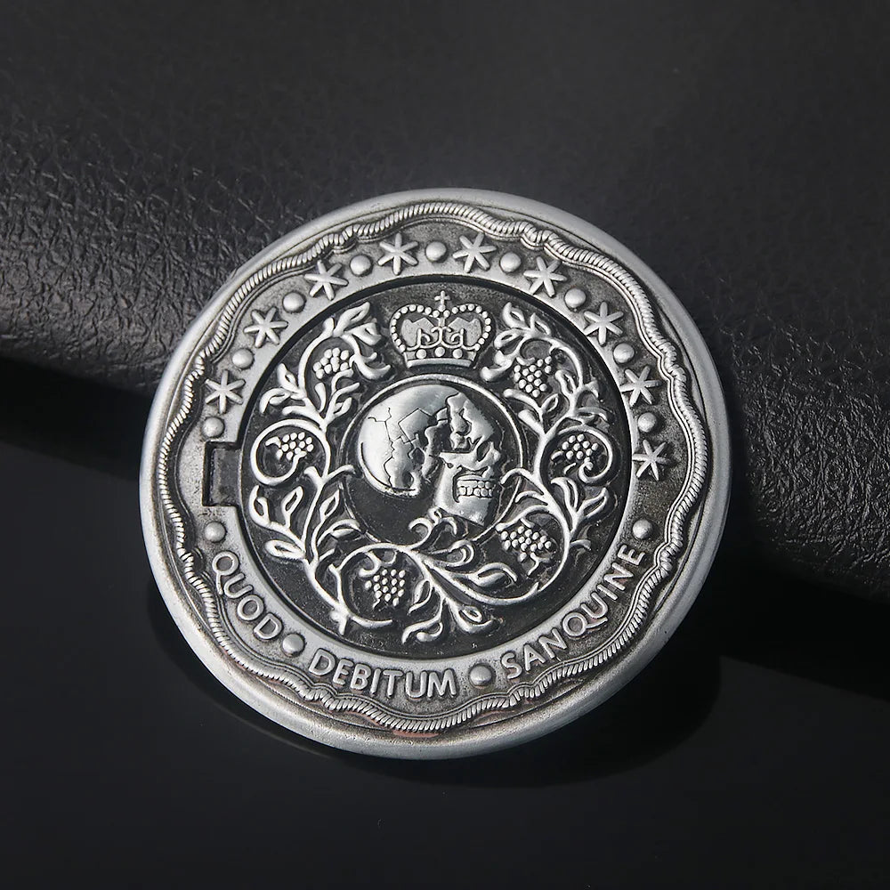 Big Size John Wick 4 Blood Oath Marker Coin Keychain Gold and Adjudicator Coin Metal Prop Accessories Collection Gift - ShoreCo.Shop