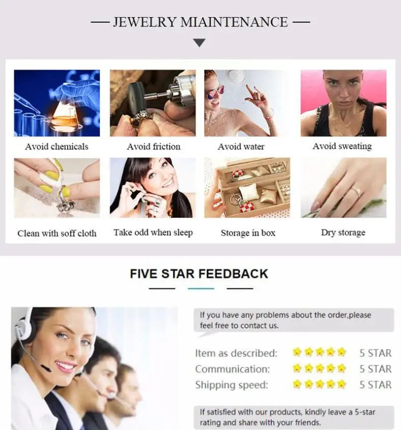 Wedding Bridal Jewelry Sets for Women Neckalce and Earrings 925 Sterling Silver Romantic Style Jewelry for Women As Gift Home Decor Supply | Online Retail | ShoreShopper.com