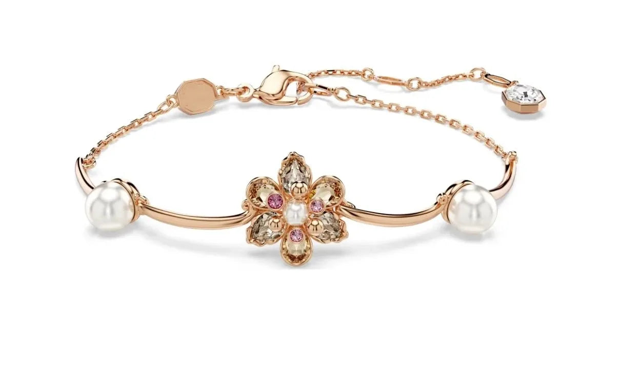 2025 New Gorgeous Flower Yang Jewelry Set: An Elegant Flower Art Feast with Gold Inlaid Treasures and Pearls Home Decor Supply | Online Retail | ShoreShopper.com