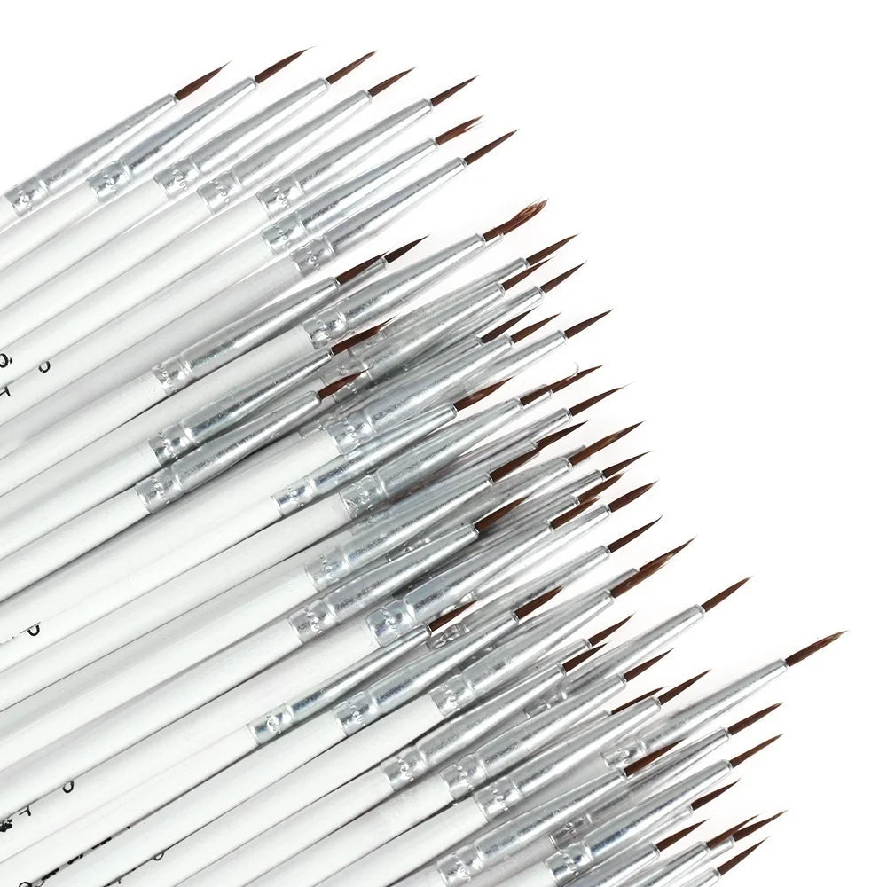 20pcs Thin Art Supplies Hand Painted Acrylic Hook Line Pen Paint Painting Brush Drawing Home Decor Supply | Online Retail | ShoreShopper.com