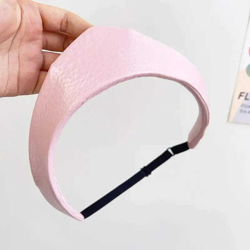 Fashion Adjustable Women Headband Leather Anti Slip Headband European And American Crown Hairband Ladies Headwear Your Coastal Marketplace | Shoreshopper.com
