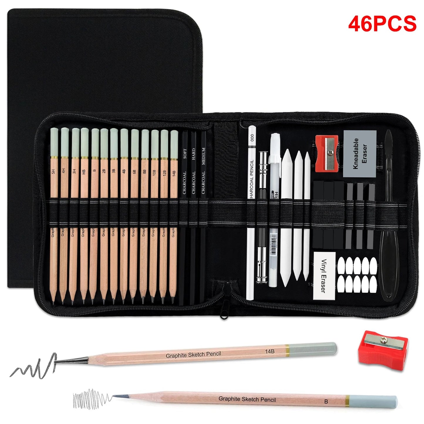 42/46/60/68/72/146pcs Drawing Supplies Sketching Set,Art Kit include Drawing & Colored Pencils.Pro Art Sketch Supplies Home Decor Supply | Online Retail | ShoreShopper.com