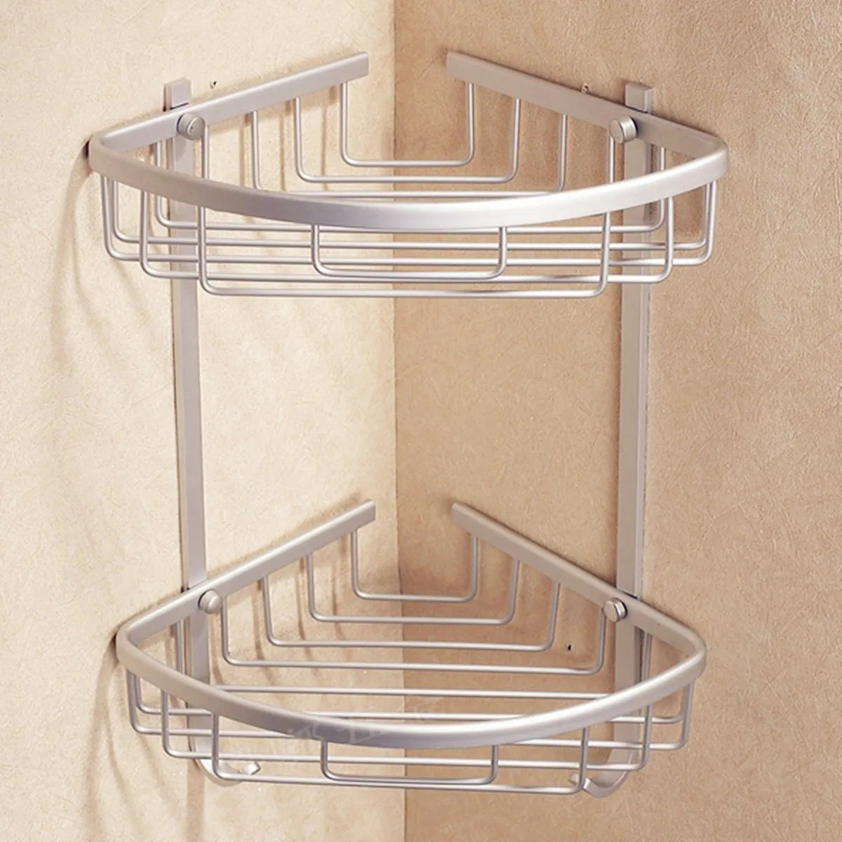 Bathroom Shelves Aluminum Shower Triangular Rack Storage Corner Shelf For Shampoo Soap Cosmetic Basket Holder 2/3 Layer Home Decor Supply | Online Retail | ShoreShopper.com