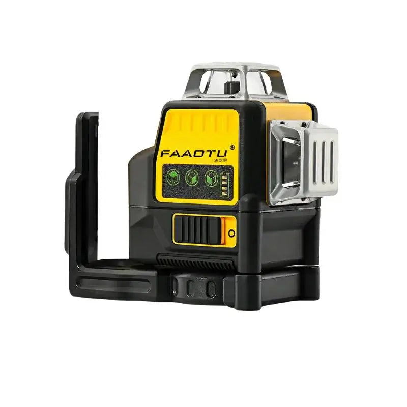 FAAOTU DW089LG 12 Lines 3 Sides 360 Degree Vertical 12V Lithium Battery Laser Level Horizontal Green Meter Outdoor - ShoreCo.Shop