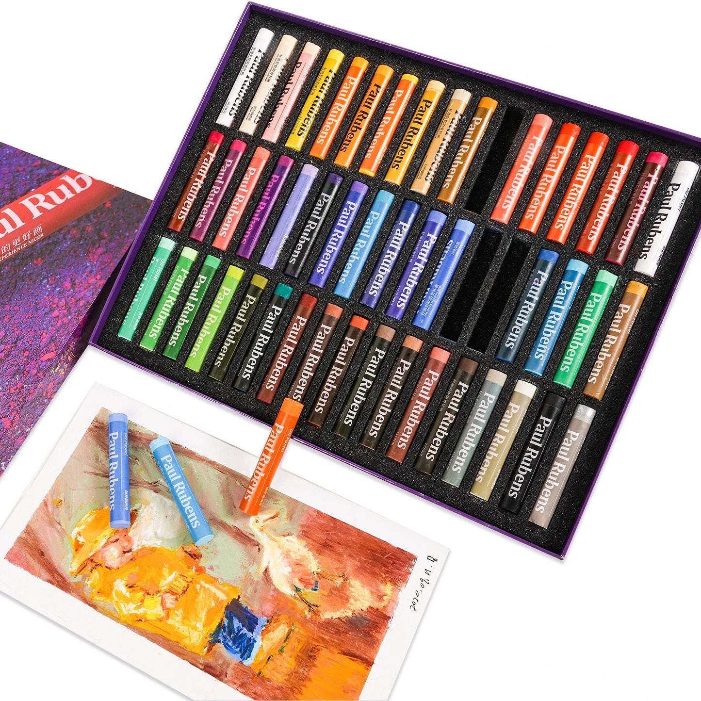 Paul Rubens Oil Pastels Professional Soft Oil Pastels for Artists, Beginners, Students, Kids Art Supplies Home Decor Supply | Online Retail | ShoreShopper.com