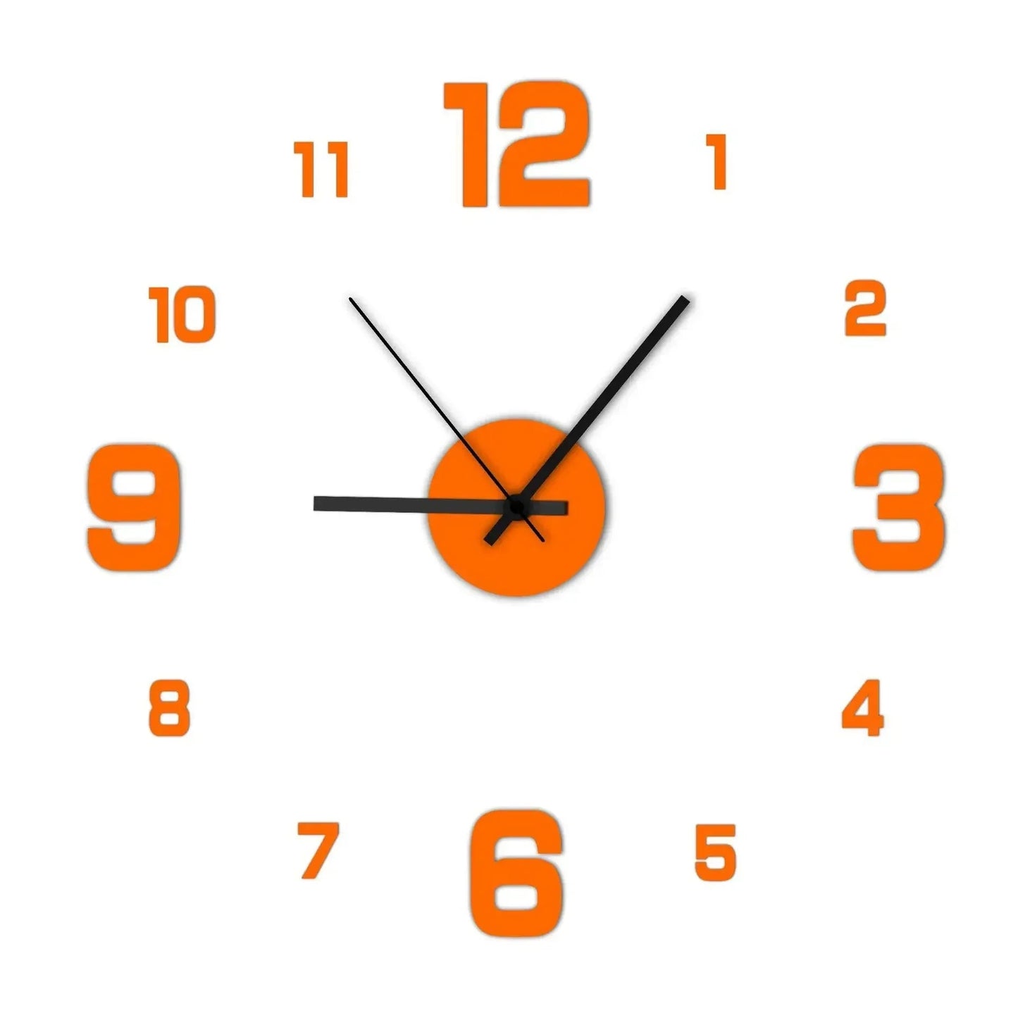 Garden Acrylic Mirror Digital Sticker Wall Clock 16" Home Decor Supply | Online Retail | ShoreShopper.com