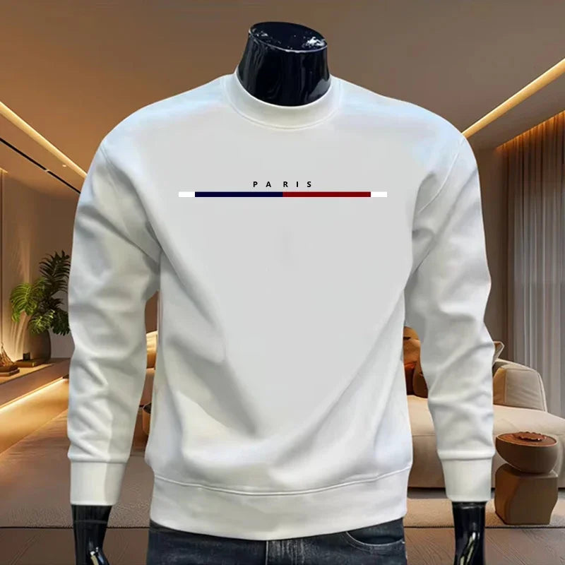 Paris Printing Mens Sweatshirts Casual O-Neck Tops Outdoors Sports Jogging Mens Clothing Gym Fitness Pullover Street Sportswear Home Decor Supply | Online Retail | ShoreShopper.com