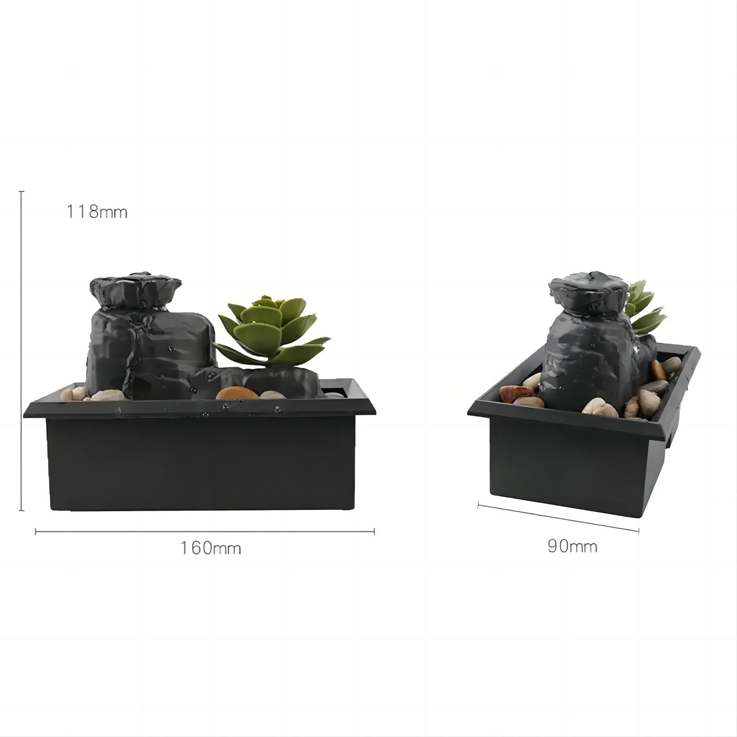 Desktop Water Fountain Decor TableTop Fountain Relaxation Tabletop Relaxion Mini Indoor Water Fountain for Home Decor Crafts Home Decor Supply | Online Retail | ShoreShopper.com