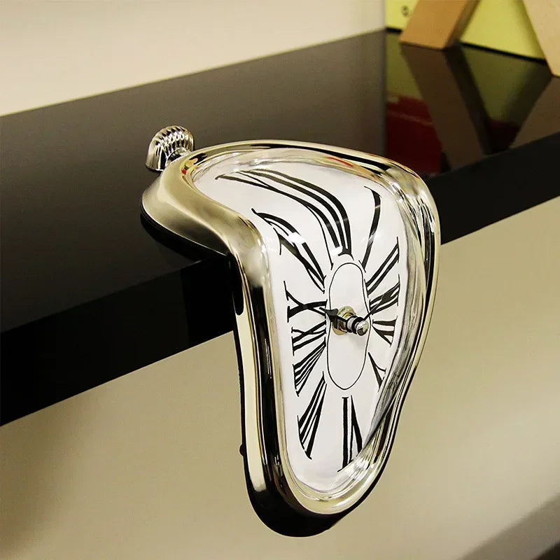 Melting Distorted Surreal Novelist Salvador Dali Style Decorative Clock Home Decor Supply | Online Retail | ShoreShopper.com