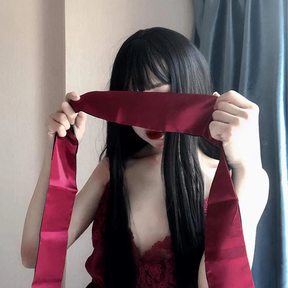 High quality - Satin Bandage Blindfold Eye Mask Sexy Playsuit Lingerie Accessories,Effective light blocking,1.5 m - Hot Sale. Home Decor Supply | Online Retail | ShoreShopper.com