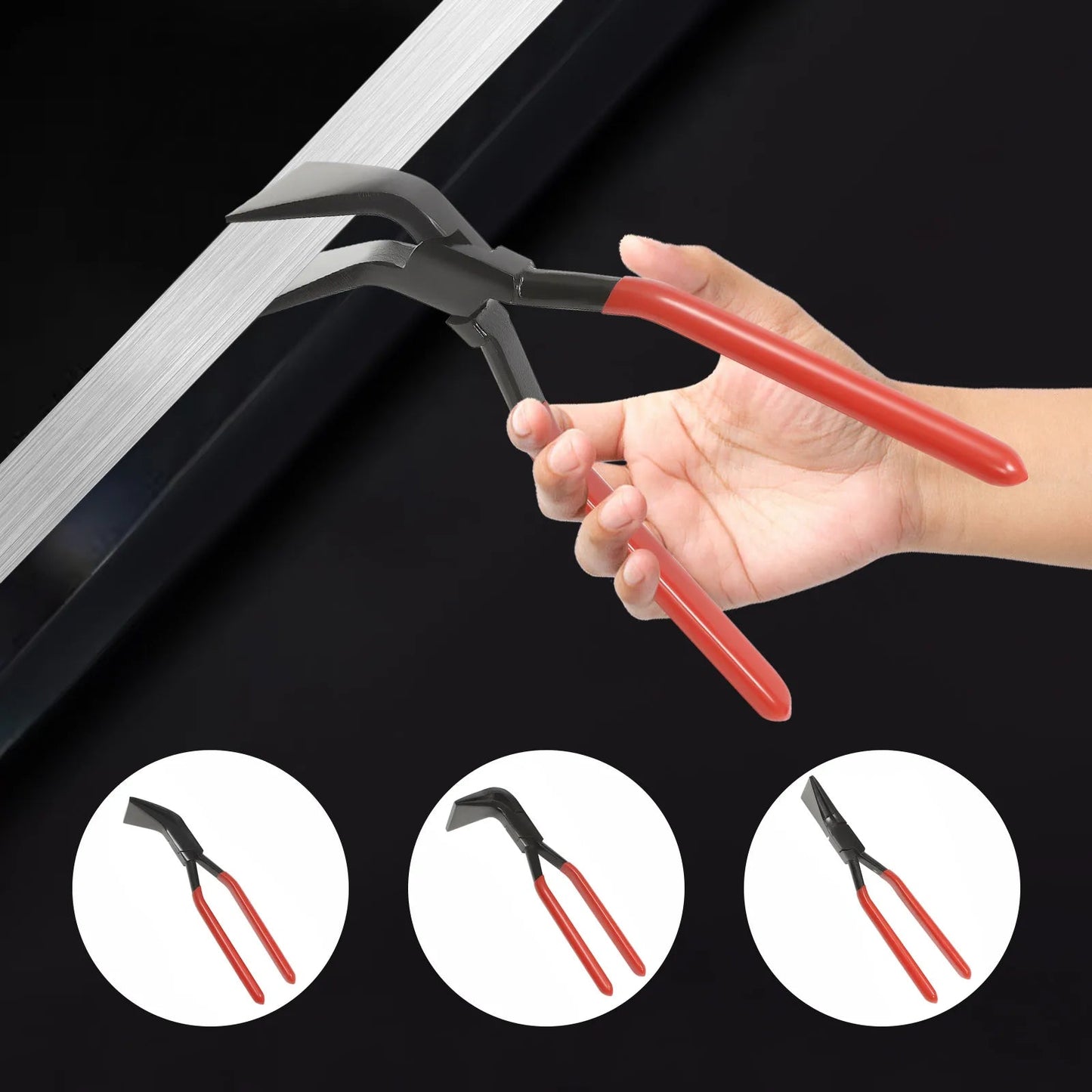 3PCS Bending Pliers Straight/45°/90° Pliers Kit Metal Bending Roofing Tool Sheet Metal Fabrication Tool for Utomotive Repair DIY Home Decor Supply | Online Retail | ShoreShopper.com