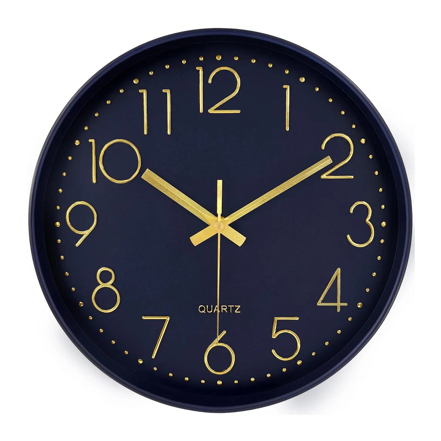 Minimalist Quartz Wall Clock Cubic Digital Clock Modern Style Silent Non Ticking Living Room Bedroom Office Clock 8/10/12 Inch Home Decor Supply | Online Retail | ShoreShopper.com