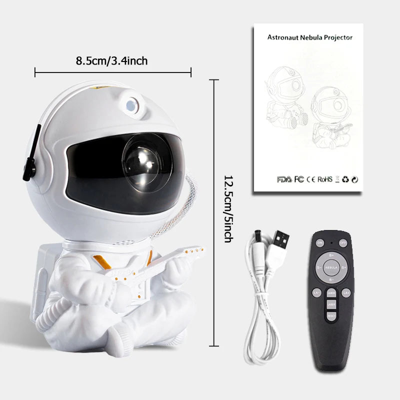 Star Projector Galaxy Night Light Astronaut Space Projector Starry Nebula Ceiling LED Lamp for Bedroom Home Decorative kids gift - ShoreCo.Shop