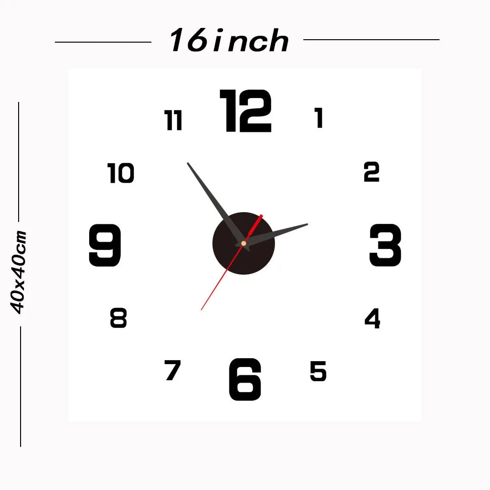 8 Inch Easy To Read Wall Clock Classic Elegant Modern Silent Quartz Clocks for Living Room Bedroom Office Study Home Decor Supply | Online Retail | ShoreShopper.com