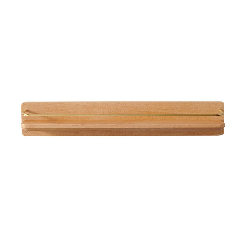 Bathroom Shelf Wall Hanging Free Punching Solid Wood Home Decor Supply | Online Retail | ShoreShopper.com