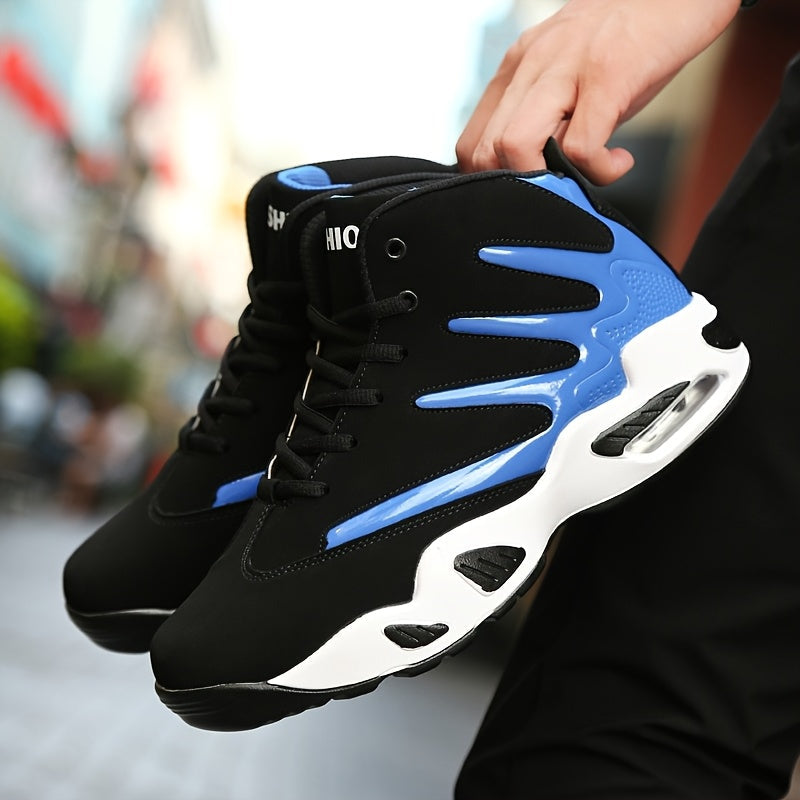 Professional Basketball Shoes for Men, Comfortable High-top Breathable Non-slip Shock Absorbing Lace-up Cushion Sneakers for Training, Running And Stepping Home Decor Supply | Online Retail | ShoreShopper.com