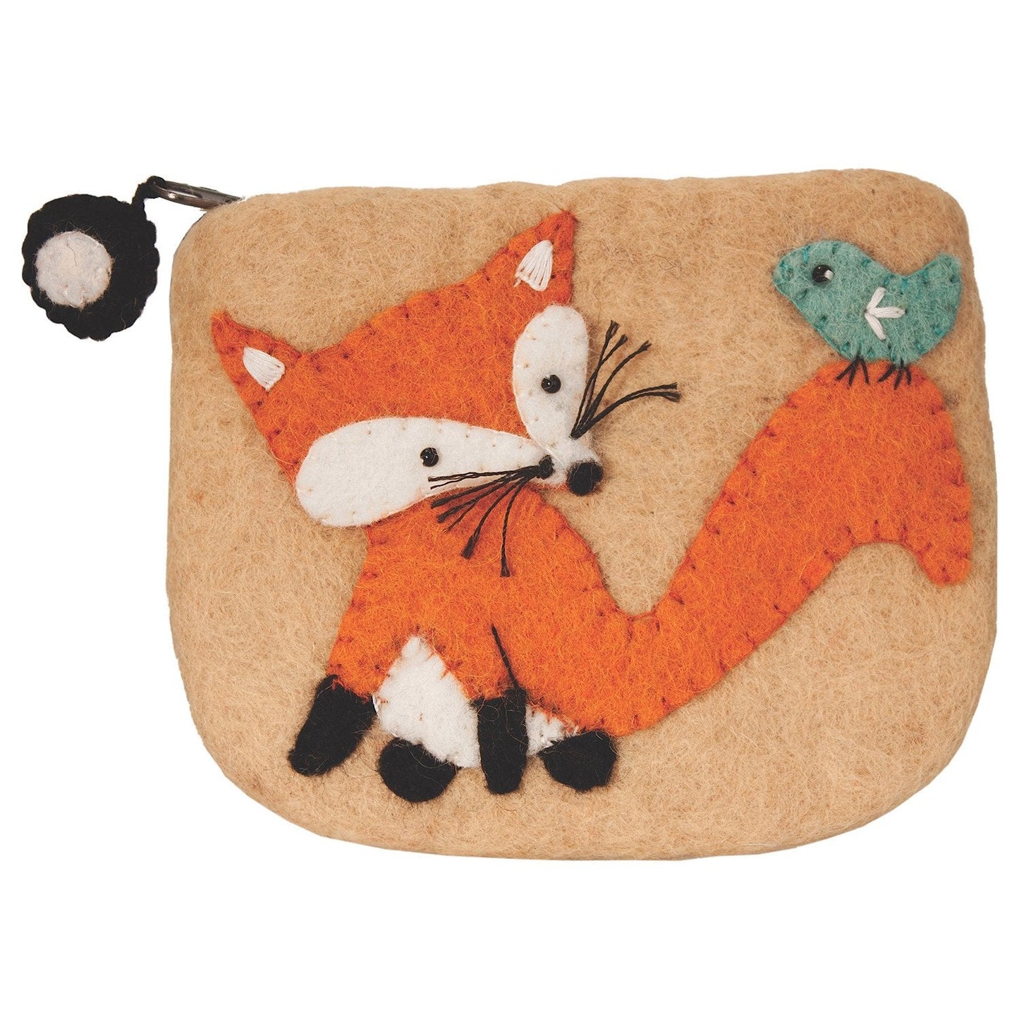 Felt Coin Purse - Fox - Wild Woolies (P) Home Decor Supply | Online Retail | ShoreShopper.com