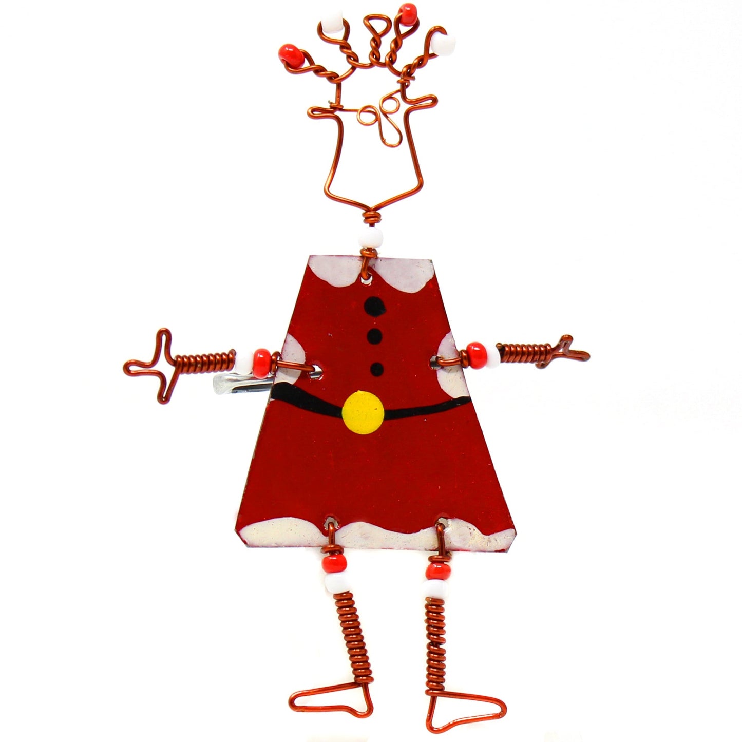 Set of 10 Dancing Girl Santa Pins - Creative Alternatives Home Decor Supply | Online Retail | ShoreShopper.com
