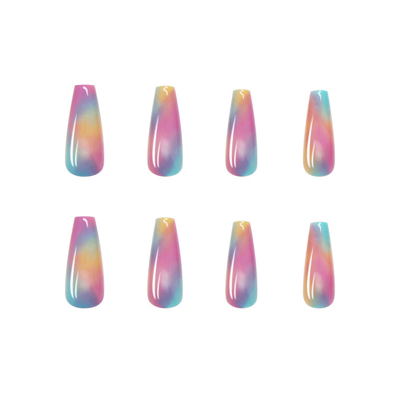Women's Fashion Ballet Rainbow Fake Nail Art Home Decor Supply | Online Retail | ShoreShopper.com
