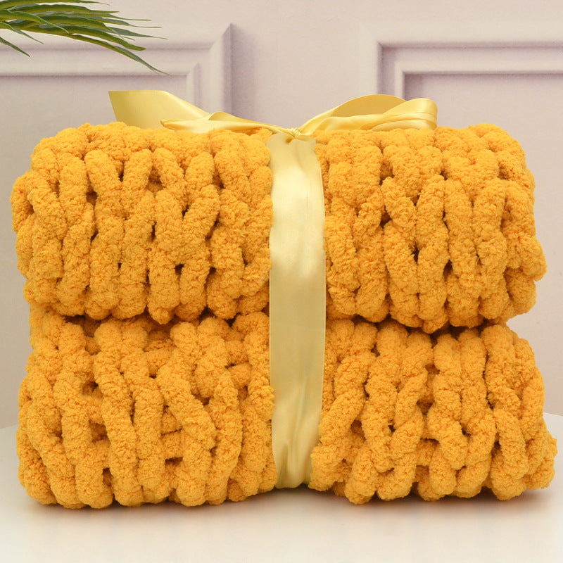 Handmade Thick Wool Woven Blanket Sofa Home Decor Supply | Online Retail | ShoreShopper.com