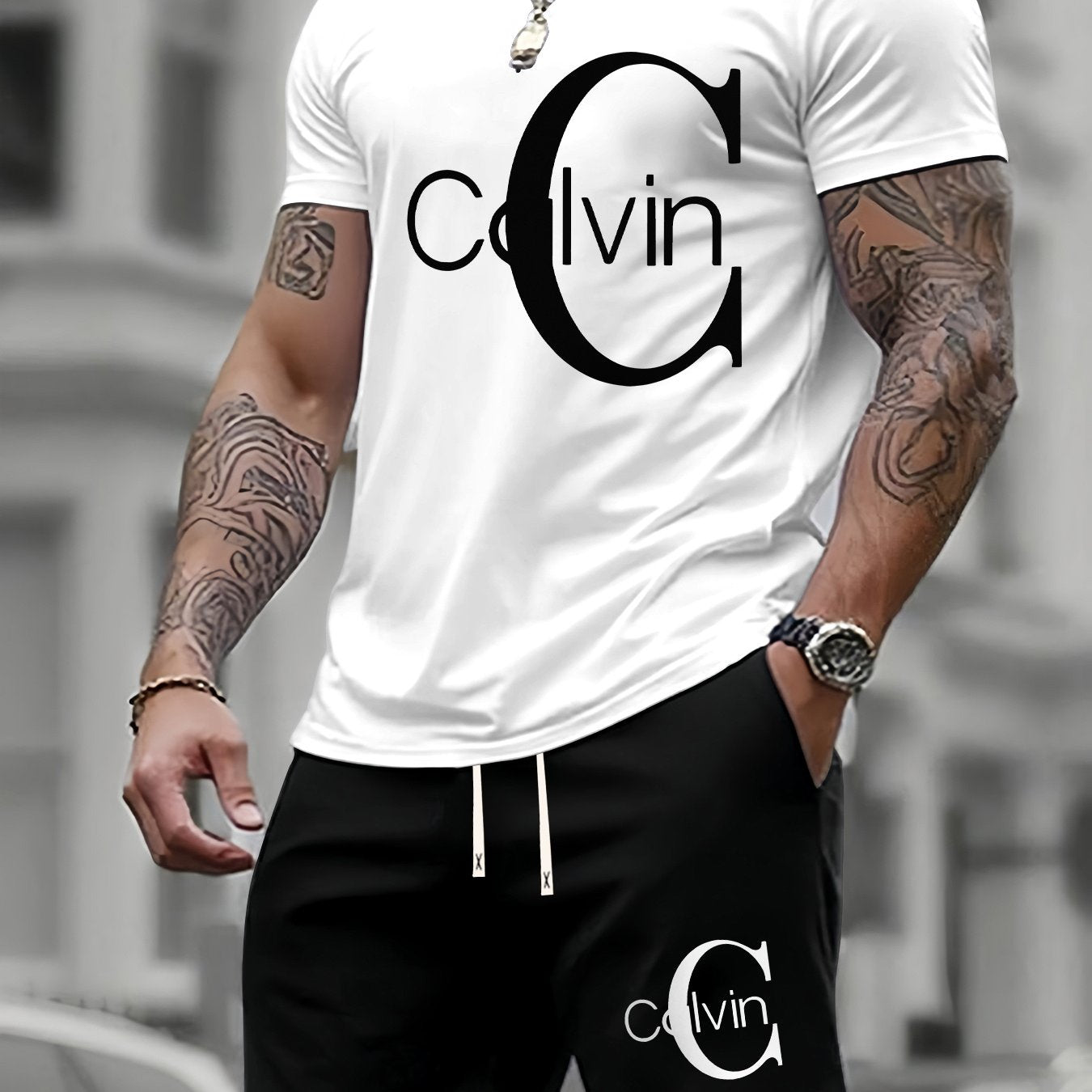 Men's casual 100 Cotton breathable T-shirt 180g pure cotton large-sized trendy printed soft and skin friendly short sleeved top men's T-shirt top can be machine washed and comfortable for daily wear, giving gifts to family an Home Decor Supply | Online Retail | ShoreShopper.com
