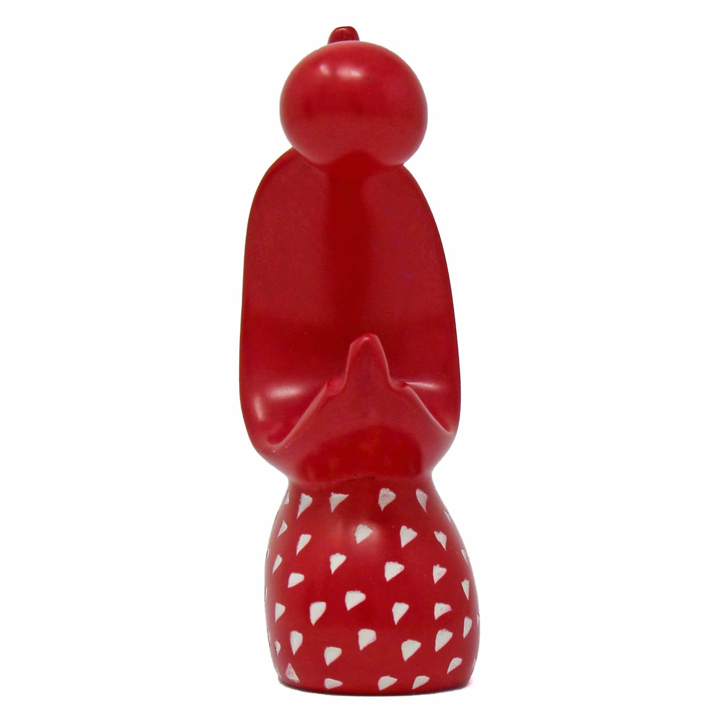 Praying Angel Soapstone Sculpture - Red Finish Home Decor Supply | Online Retail | ShoreShopper.com