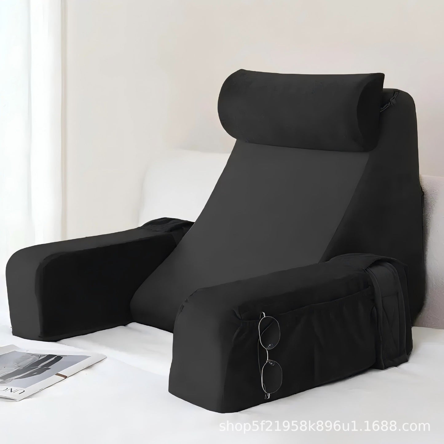 Removable Lumbar Support Pillow Slope Pillow Reading Pillow Home Decor Supply | Online Retail | ShoreShopper.com