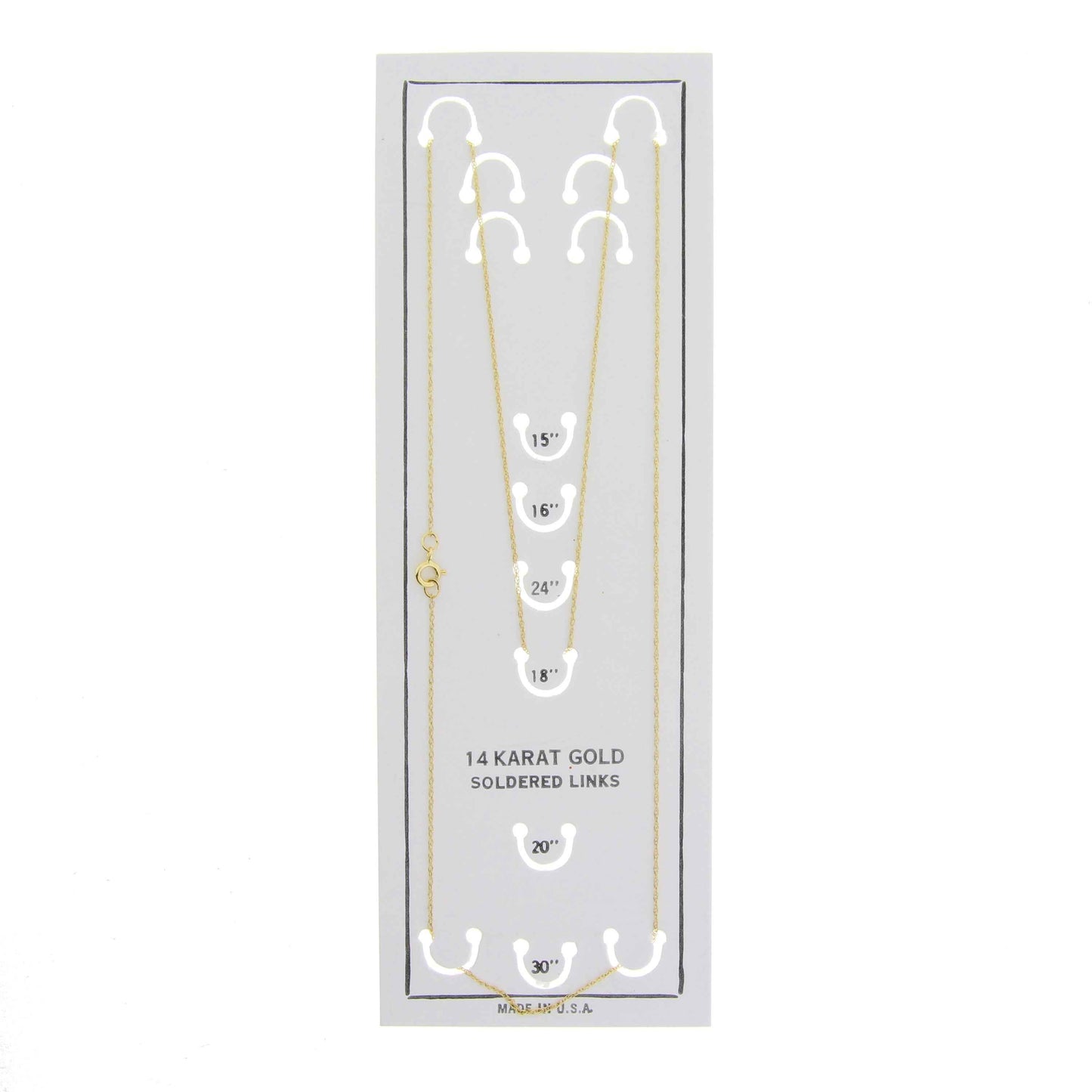 Womens chains 14KT Yellow Gold
