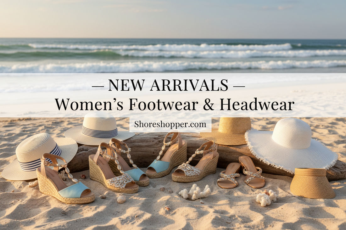 Step Into Summer: Discover Our New Women's Footwear & Headwear Collection Your Coastal Marketplace | Shoreshopper.com