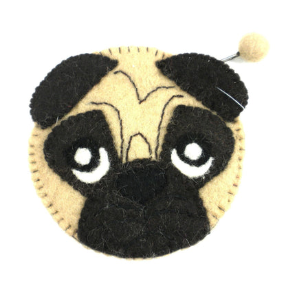 Pug Felt Clutch - Global Groove (P)    Home Decor Supply | Online Retail | ShoreShopper.com