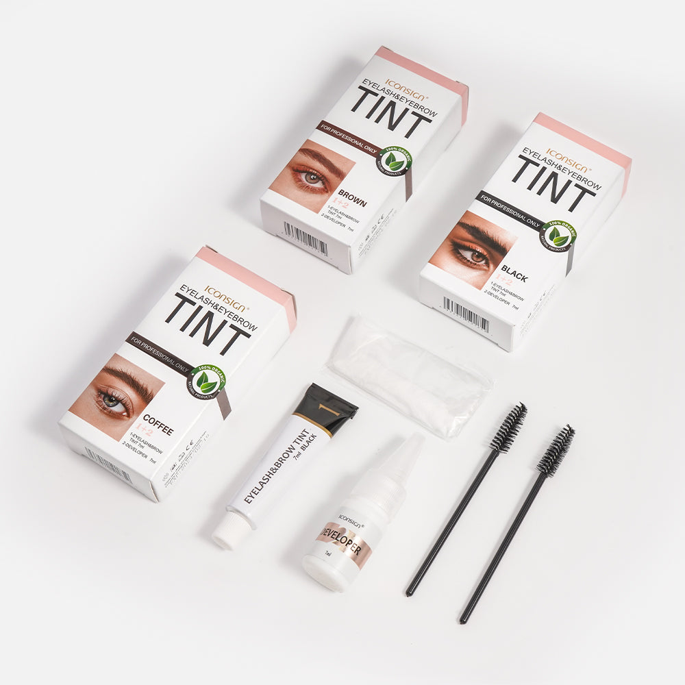 ICONSIGN Eyelash Eyebrow Dye Tint Kit Brow Mascara Tinting Dye - ShoreCo.Shop