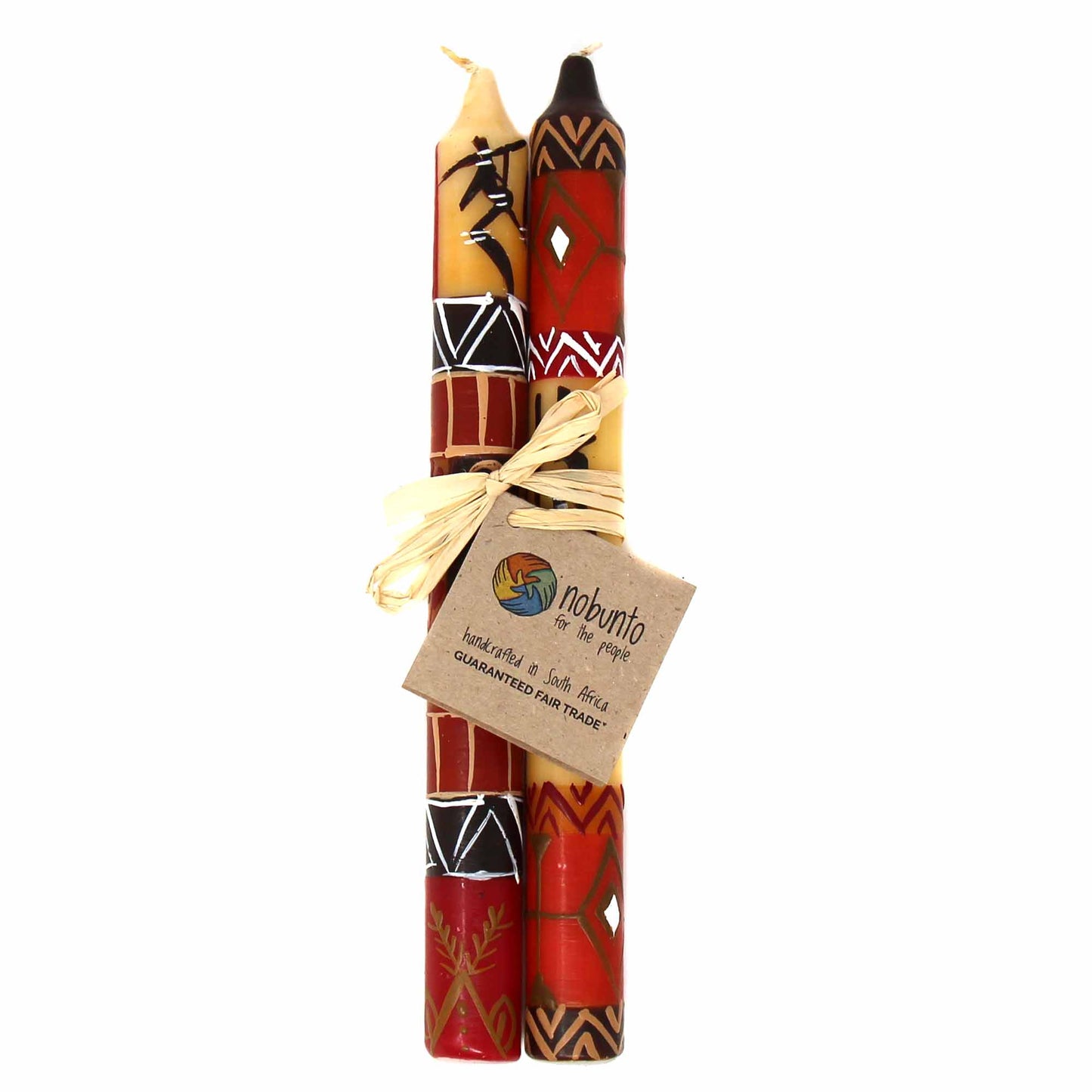 Tall Hand Painted Candles - Pair - Damisi Design - Nobunto    Home Decor Supply | Online Retail | ShoreShopper.com