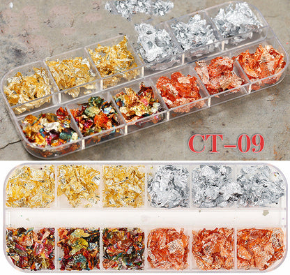 Nail Art Bright Powder Laser Symphony Candy Paper Nail Sticker    Home Decor Supply | Online Retail | ShoreShopper.com