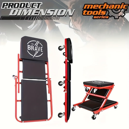 Pro-Series 3-in-1 Foldable Mechanic Creeper & Repair Platform | 550lbs Capacity    Home Decor Supply | Online Retail | ShoreShopper.com