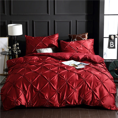 Three-piece Solid Color Bed Sheet Duvet Cover    Home Decor Supply | Online Retail | ShoreShopper.com