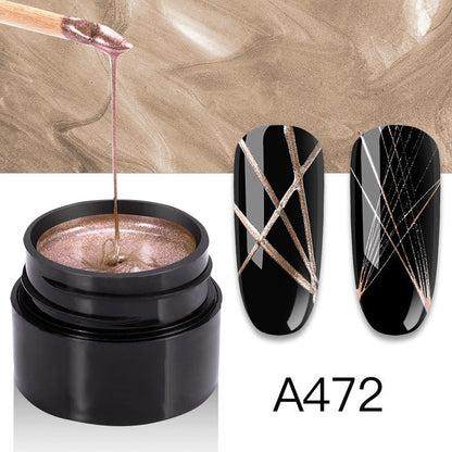 Nail Art Metal Brushed Nail Glue Painting    Home Decor Supply | Online Retail | ShoreShopper.com