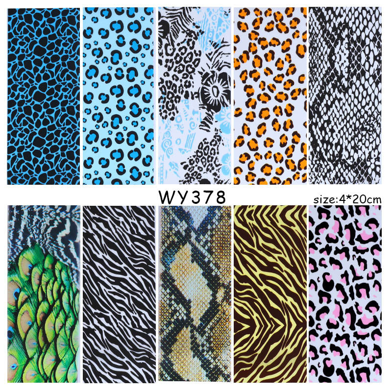 Leopard Snake Floral  Nail Art Sticker    Home Decor Supply | Online Retail | ShoreShopper.com