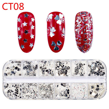 Nail Art Bright Powder Laser Symphony Candy Paper Nail Sticker    Home Decor Supply | Online Retail | ShoreShopper.com